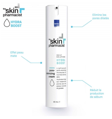 The Skin Pharmacist Hydra Boost Crème Réductrice de Pores Hydratante Peaux Normales à Grasses 40 ml