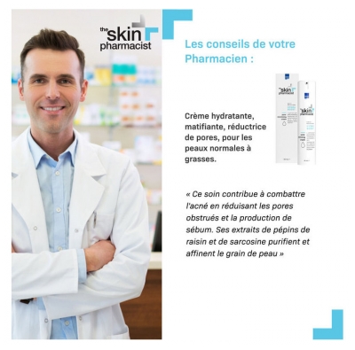 The Skin Pharmacist Hydra Boost Crème Réductrice de Pores Hydratante Peaux Normales à Grasses 40 ml