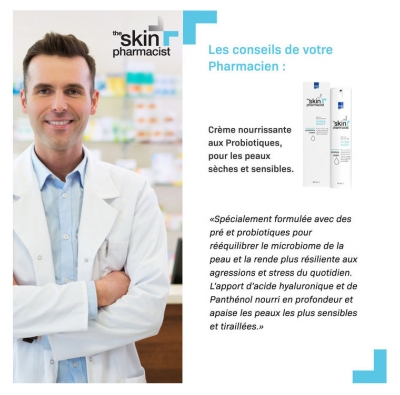 The Skin Pharmacist Hydra Boost Crème Nourrissante Aux Probiotiques Peaux Sèches et Sensibles 50 ml