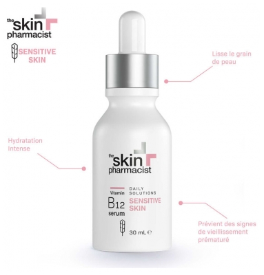 The Skin Pharmacist Sensitive Skin Sérum Vitamine B12 Peaux Sèches et Sensibles 30 ml