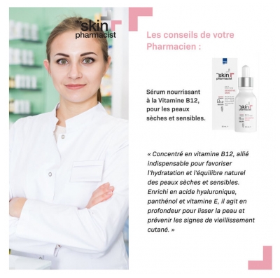 The Skin Pharmacist Sensitive Skin Sérum Vitamine B12 Peaux Sèches et Sensibles 30 ml