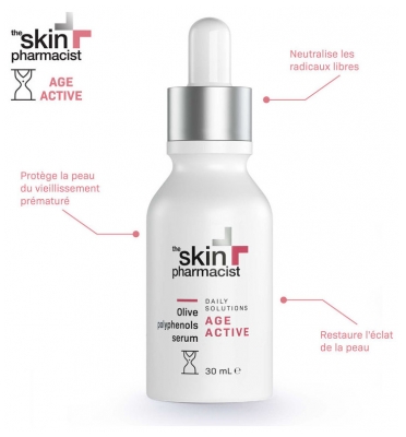 The Skin Pharmacist Age Active Sérum aux Polyphénols d'Olive Antioxydant 30 ml