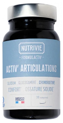 Nutrivie Activ'Articulations - Confort, Ossature Solide - 30 Comprimés