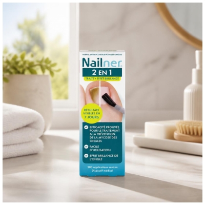 Novodex Nailner Pinceau 2 en 1 5 ml