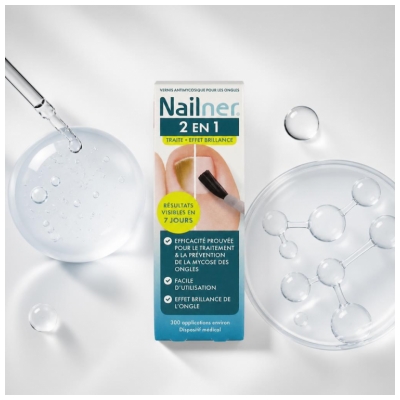 Novodex Nailner Pinceau 2 en 1 5 ml