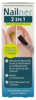 Novodex Nailner Pinceau 2 en 1 5 ml