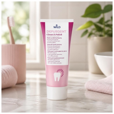 Wild Depurdent Clean & Polish Pâte pour le Nettoyage des Dents 75 ml