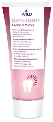 Wild Depurdent Clean & Polish Pâte pour le Nettoyage des Dents 75 ml