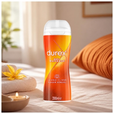 Durex Play Gel Lubrifiant Massage Sensuel Ylang-Ylang 200 ml