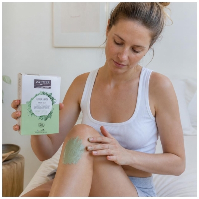 Cattier Argile Verte Ultra Ventilée Montmorillonite Illite Bio 250 g