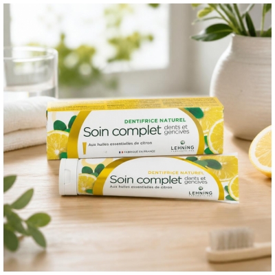 Laboratoires Lehning Dentifrice Naturel Soin Complet Dents et Gencives 80 g