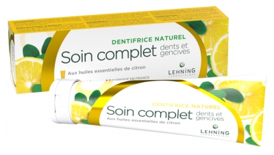 Laboratoires Lehning Dentifrice Naturel Soin Complet Dents et Gencives 80 g