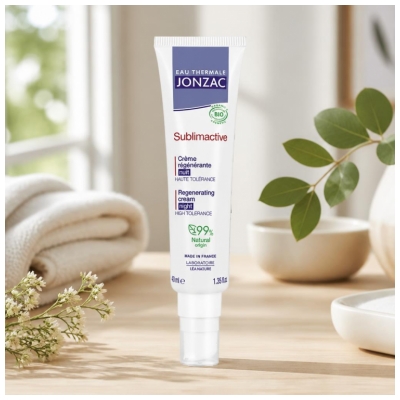 Eau Thermale Jonzac Sublimactive Crème Régénérante Nuit Toutes Peaux Bio 40 ml