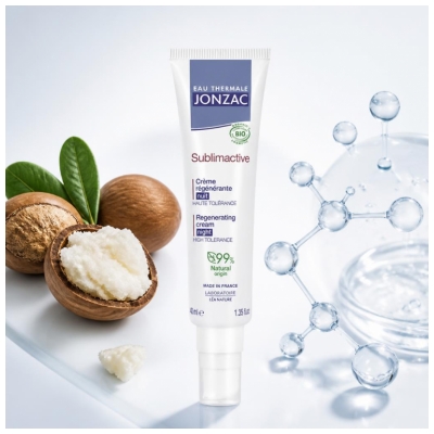 Eau Thermale Jonzac Sublimactive Crème Régénérante Nuit Toutes Peaux Bio 40 ml