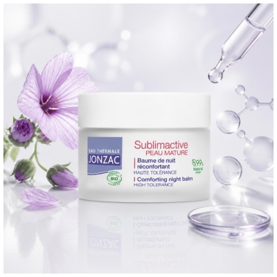 Eau Thermale Jonzac Sublimactive Peau mature Baume Nuit Bio 50 ml