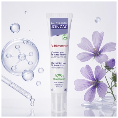 Eau Thermale Jonzac Sublimactive Contour Yeux et Lèvres Lissant Toutes Peaux 15 ml