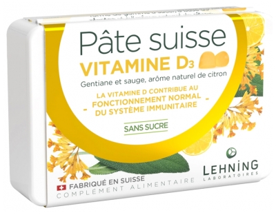 Laboratoires Lehning Pâte Suisse Vitamine D