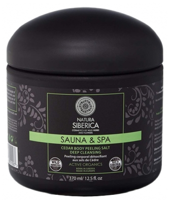 Sauna & Spa Peeling Pour le Corps Aux Sels de Cèdre 370 ml