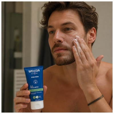 Weleda Homme Gel Nettoyant Visage 2en1 100 ml