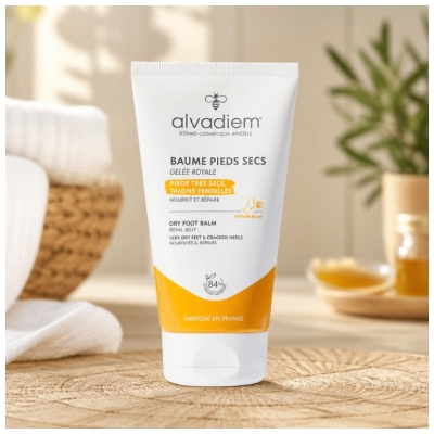 Alvadiem Baume Pieds Très Secs Talons Fendillés 150 ml