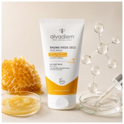 Alvadiem Baume Pieds Très Secs Talons Fendillés 150 ml