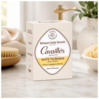 Cavaillès Nettoyant Solide Dermato Haute Tolérance Peaux à Tendance Atopique 100 g