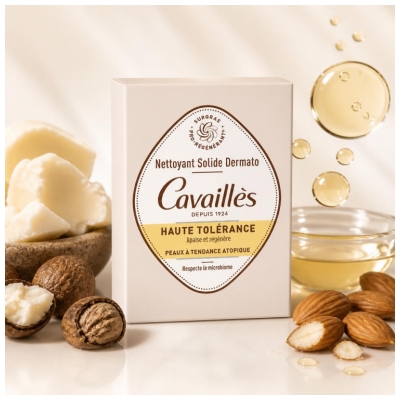 Cavaillès Nettoyant Solide Dermato Haute Tolérance Peaux à Tendance Atopique 100 g