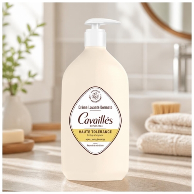 Cavaillès Crème Lavante Dermato Haute Tolérance Peaux Intolérantes 500 ml 