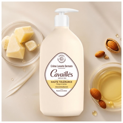 Cavaillès Crème Lavante Dermato Haute Tolérance Peaux Intolérantes 500 ml 