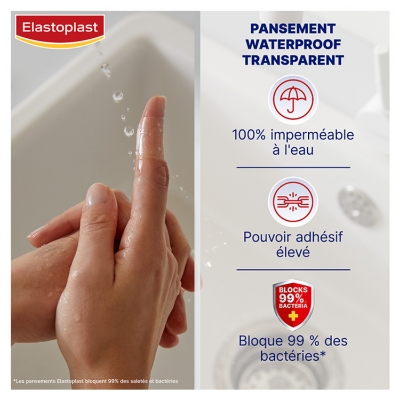 Elastoplast Pansements Waterproof 20 Pansements