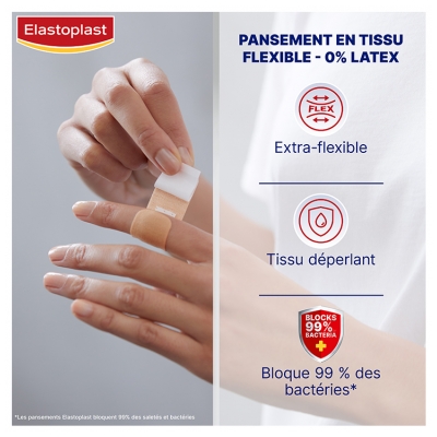 Elastoplast Pansements Universel Flexible 20 Pansements 2 Tailles