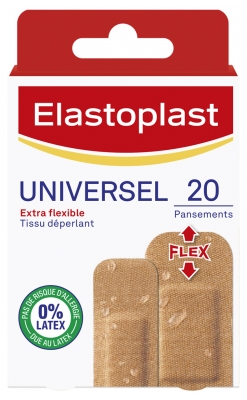 Elastoplast Pansements Universel Flexible 20 Pansements 2 Tailles