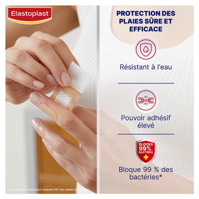 Elastoplast Pansements Universel - 100 Pansements - 4 Formats