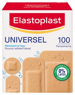 Elastoplast Pansements Universel - 100 Pansements - 4 Formats