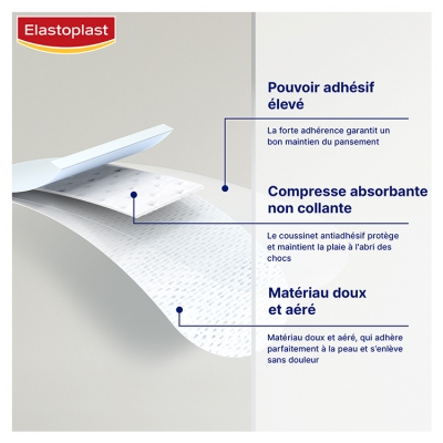 Elastoplast Pansements Sensible Xxl – 5 Pansements