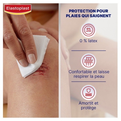 Elastoplast Compresses Non-Tissées Douces – 10 Pièces