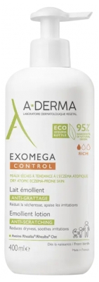 A-Derma Exomega — Control — Lait Émollient Anti-Grattage 400 ml