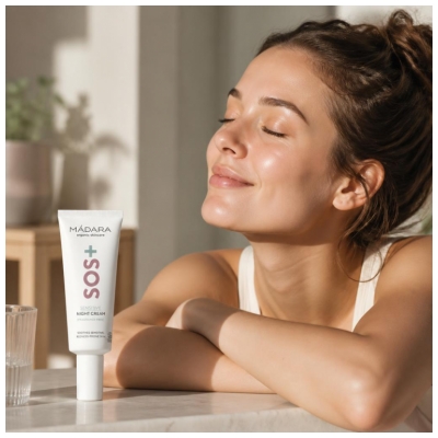 Mádara SOS+ Sensitive Crème de Nuit Bio 70 ml