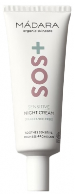 Mádara Sos+ Sensitive Crème de Nuit 70 ml