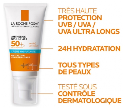 La Roche-Posay Anthelios Crème Hydratante Avec Parfum SPF50+ 50 ml