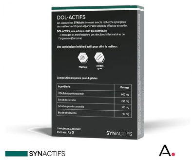 Aragan Synactifs DolActifs 20 Gélules