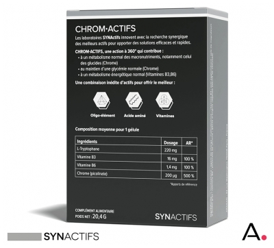 Aragan Synactifs ChromActifs 60 Gélules
