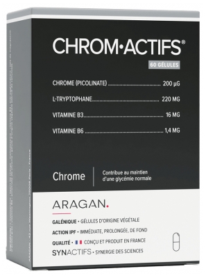 Synactifs ChromActifs® – Métabolisme - Tryptophane - 60 Gélules