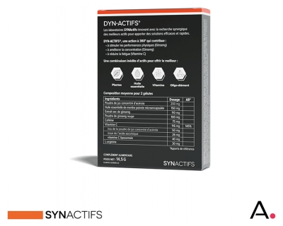 Aragan Synactifs DynActifs 30 Gélules