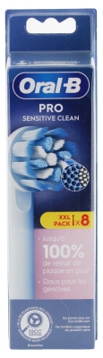 Oral-B Pro Sensitive Clean Brossettes de Rechange 8 Unités