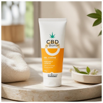 Boiron CBD Gel Crème Articulations Assouplit et Apaise 40 g