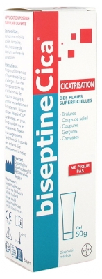 Biseptine Cica - Gel Cicatrisant - 50 g - Cicatrisation Plaies Superficielles
