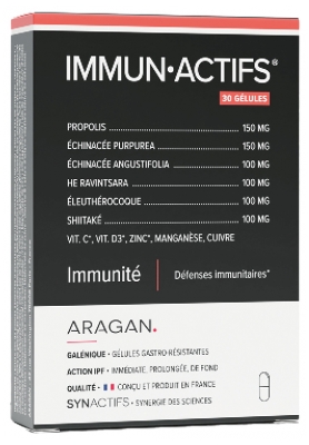 Aragan Synactifs ImmunActifs 30 Gélules
