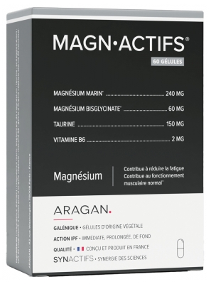 Aragan Synactifs MagnActifs 60 Gélules