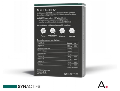 Aragan Synactifs MyoActifs 30 Gélules